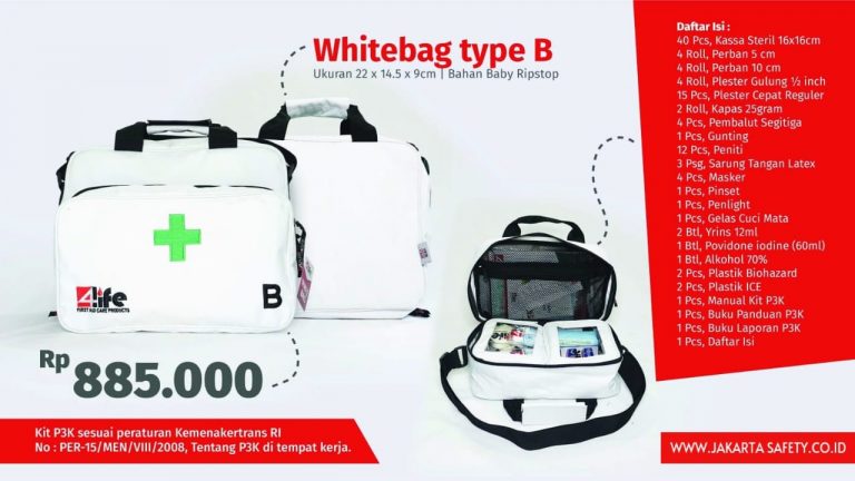 White Bag Kit Type B | Jakarta Safety Equipment